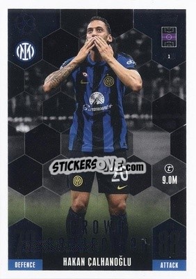 Sticker Hakan Çalhanoğlu - UEFA Champions League & Europa League 2023-2024. Match Attax Extra
 - Topps