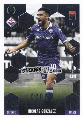 Sticker Nicolás González - UEFA Champions League & Europa League 2023-2024. Match Attax Extra
 - Topps