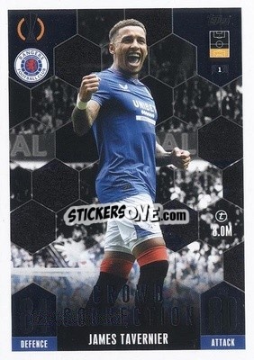 Sticker James Tavernier - UEFA Champions League & Europa League 2023-2024. Match Attax Extra
 - Topps