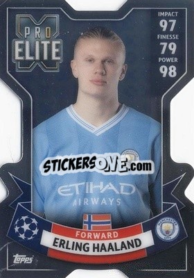 Sticker Erling Haaland - UEFA Champions League & Europa League 2023-2024. Match Attax Extra
 n. 262 - Topps