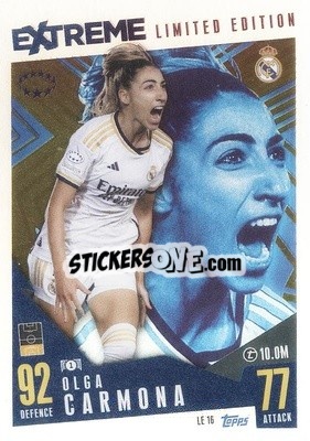 Sticker Olga Carmona - UEFA Champions League & Europa League 2023-2024. Match Attax Extra
 n. LE16 - Topps