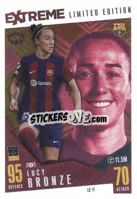 Sticker Lucy Bronze - UEFA Champions League & Europa League 2023-2024. Match Attax Extra
 n. LE17 - Topps