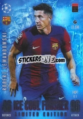 Sticker Robert Lewandowski - UEFA Champions League & Europa League 2023-2024. Match Attax Extra
 n. IC3 - Topps