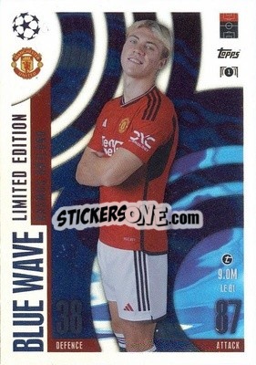 Sticker Rasmus Højlund - UEFA Champions League & Europa League 2023-2024. Match Attax Extra
 n. LEB1 - Topps