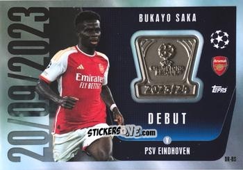 Sticker Bukayo Saka - UEFA Champions League & Europa League 2023-2024. Match Attax Extra
 n. DR-BS - Topps