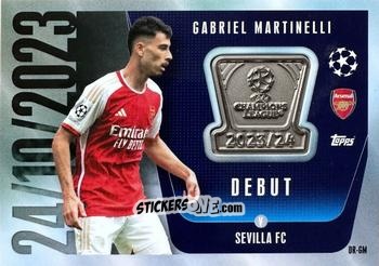 Figurina Gabriel Martinelli - UEFA Champions League & Europa League 2023-2024. Match Attax Extra
 n. DR-GM - Topps