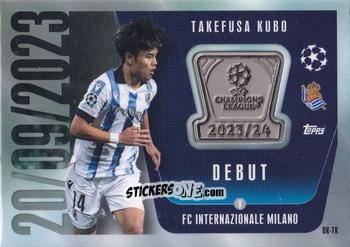 Cromo Takefusa Kubo - UEFA Champions League & Europa League 2023-2024. Match Attax Extra
 n. DR-TK - Topps