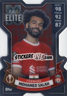 Sticker Mohamed Salah - UEFA Champions League & Europa League 2023-2024. Match Attax Extra
 - Topps