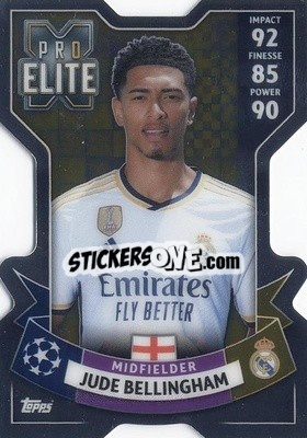 Sticker Jude Bellingham - UEFA Champions League & Europa League 2023-2024. Match Attax Extra
 n. 266 - Topps