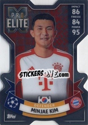 Sticker Minjae Kim - UEFA Champions League & Europa League 2023-2024. Match Attax Extra
 - Topps