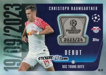 Cromo Christoph Baumgartner - UEFA Champions League & Europa League 2023-2024. Match Attax Extra
 n. DR-CB - Topps