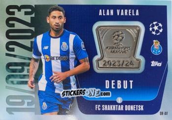 Cromo Alan Varela - UEFA Champions League & Europa League 2023-2024. Match Attax Extra
 n. DR-AV - Topps