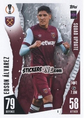 Sticker Edson Álvarez - UEFA Champions League & Europa League 2023-2024. Match Attax Extra
 n. 8 - Topps