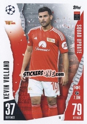Sticker Kevin Volland - UEFA Champions League & Europa League 2023-2024. Match Attax Extra
 n. 18 - Topps