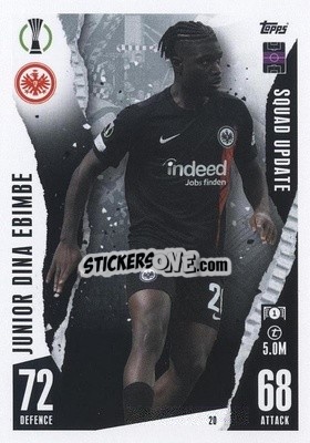Sticker Junior Dina Ebimbe - UEFA Champions League & Europa League 2023-2024. Match Attax Extra
 - Topps