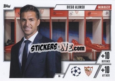 Figurina Diego Alonso - UEFA Champions League & Europa League 2023-2024. Match Attax Extra
 - Topps