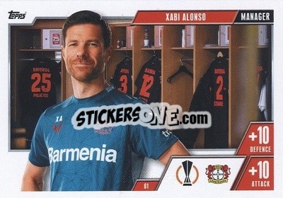 Sticker Xabi Alonso - UEFA Champions League & Europa League 2023-2024. Match Attax Extra
 - Topps