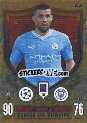 Sticker Mateo Kovacic - UEFA Champions League & Europa League 2023-2024. Match Attax Extra
 n. 280 - Topps
