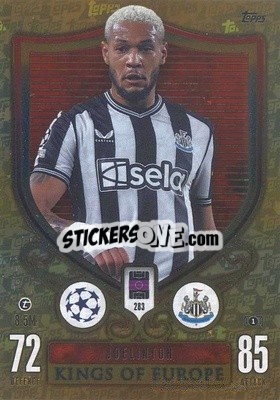 Sticker Joelinton - UEFA Champions League & Europa League 2023-2024. Match Attax Extra
 n. 283 - Topps