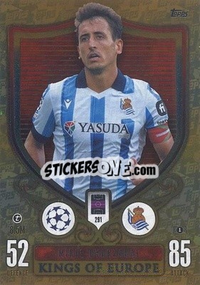 Sticker Mikel Oyarzabal - UEFA Champions League & Europa League 2023-2024. Match Attax Extra
 - Topps