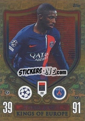 Sticker Ousmane Dembélé - UEFA Champions League & Europa League 2023-2024. Match Attax Extra
 - Topps