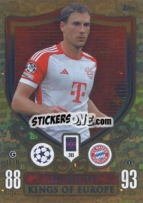 Sticker Leon Goretzka - UEFA Champions League & Europa League 2023-2024. Match Attax Extra
 n. 293 - Topps