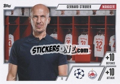 Sticker Gerhard Struger - UEFA Champions League & Europa League 2023-2024. Match Attax Extra
 n. 72 - Topps