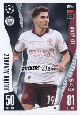 Figurina Julián Álvarez - UEFA Champions League & Europa League 2023-2024. Match Attax Extra
 - Topps