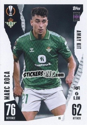 Sticker Marc Roca - UEFA Champions League & Europa League 2023-2024. Match Attax Extra
 - Topps