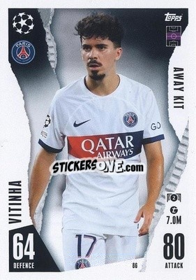 Figurina Vitinha - UEFA Champions League & Europa League 2023-2024. Match Attax Extra
 - Topps