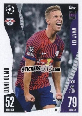 Sticker Dani Olmo - UEFA Champions League & Europa League 2023-2024. Match Attax Extra
 n. 88 - Topps