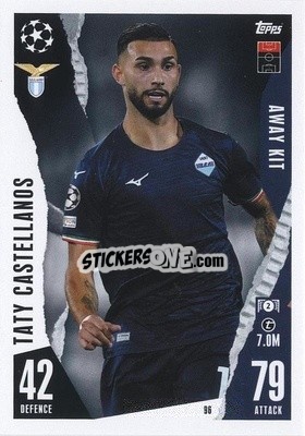 Sticker Taty Castellanos - UEFA Champions League & Europa League 2023-2024. Match Attax Extra
 n. 96 - Topps