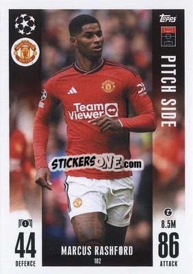 Cromo Marcus Rashford - UEFA Champions League & Europa League 2023-2024. Match Attax Extra
 - Topps