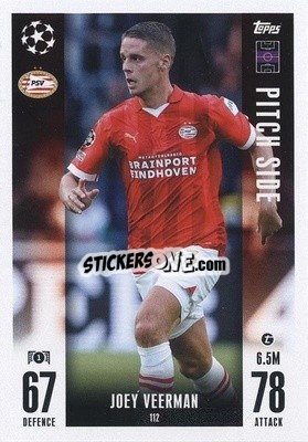 Cromo Joey Veerman - UEFA Champions League & Europa League 2023-2024. Match Attax Extra
 - Topps