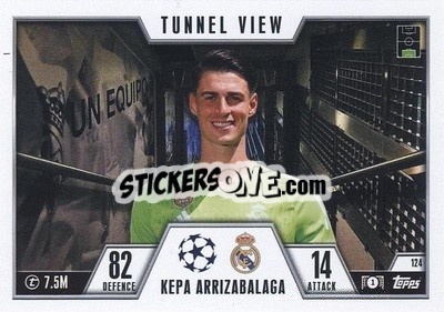 Sticker Lepa Arrizabalaga - UEFA Champions League & Europa League 2023-2024. Match Attax Extra
 n. 124 - Topps