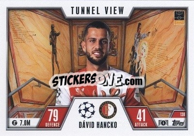 Sticker Dávid Hancko - UEFA Champions League & Europa League 2023-2024. Match Attax Extra
 - Topps