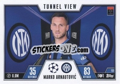 Sticker Marko Arnautović - UEFA Champions League & Europa League 2023-2024. Match Attax Extra
 - Topps