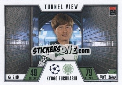Sticker Kyogo Furuhashi - UEFA Champions League & Europa League 2023-2024. Match Attax Extra
 n. 135 - Topps