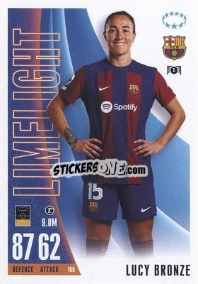Sticker Lucy Bronze - UEFA Champions League & Europa League 2023-2024. Match Attax Extra
 - Topps