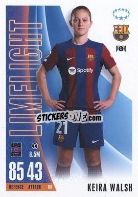 Sticker Keira Walsh - UEFA Champions League & Europa League 2023-2024. Match Attax Extra
 - Topps