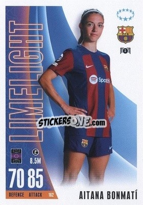 Sticker Aitana Bonmatí - UEFA Champions League & Europa League 2023-2024. Match Attax Extra
 n. 162 - Topps