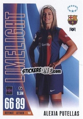 Sticker Alexia Putellas - UEFA Champions League & Europa League 2023-2024. Match Attax Extra
 - Topps