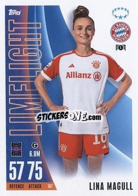 Sticker Lina Magull - UEFA Champions League & Europa League 2023-2024. Match Attax Extra
 - Topps