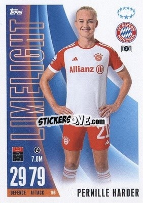 Figurina Pernille Harder - UEFA Champions League & Europa League 2023-2024. Match Attax Extra
 - Topps