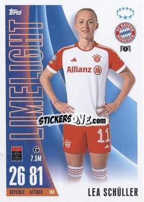 Sticker Lea Schüller - UEFA Champions League & Europa League 2023-2024. Match Attax Extra
 - Topps