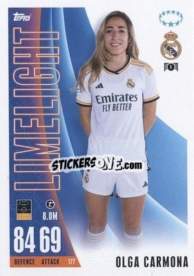 Sticker Olga Carmona - UEFA Champions League & Europa League 2023-2024. Match Attax Extra
 n. 177 - Topps