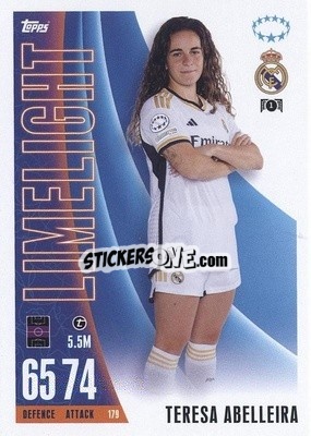 Figurina Teresa Abelleira - UEFA Champions League & Europa League 2023-2024. Match Attax Extra
 - Topps