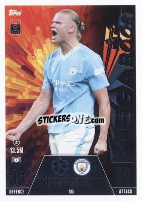 Sticker Erling Haaland - UEFA Champions League & Europa League 2023-2024. Match Attax Extra
 n. 185 - Topps
