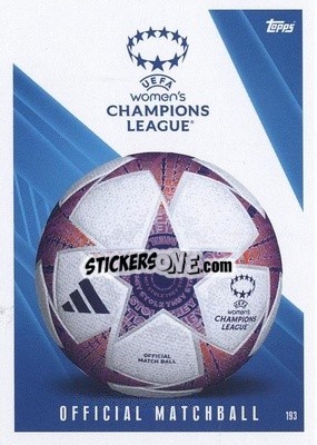 Sticker UEFA Women's - UEFA Champions League & Europa League 2023-2024. Match Attax Extra
 n. 193 - Topps