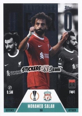 Sticker Mohamed Salah - UEFA Champions League & Europa League 2023-2024. Match Attax Extra
 n. 194 - Topps